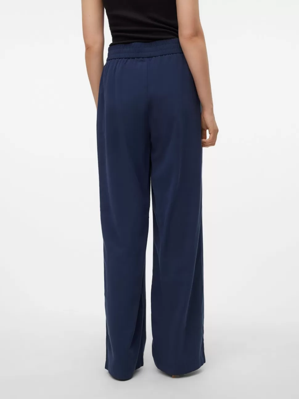 Byxor^VERO MODA VMCARMEN Hög Midja Byxor Navy Blazer