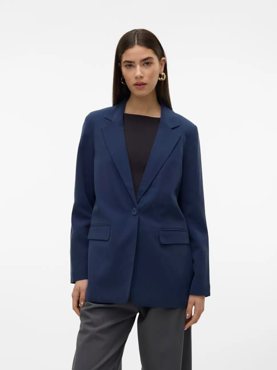 Kavajer^VERO MODA VMCARMEN Kavaj Navy Blazer