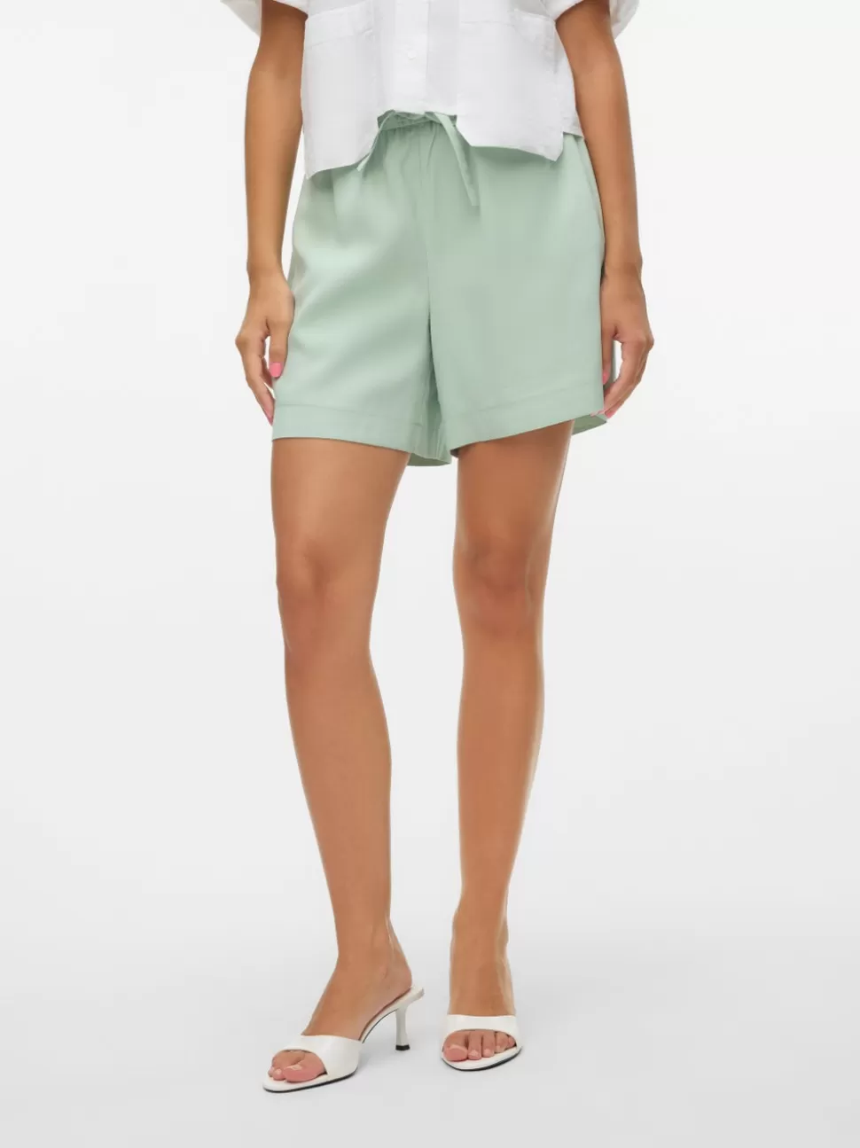 Shorts | Basics^VERO MODA VMCARMEN Shorts Silt Green