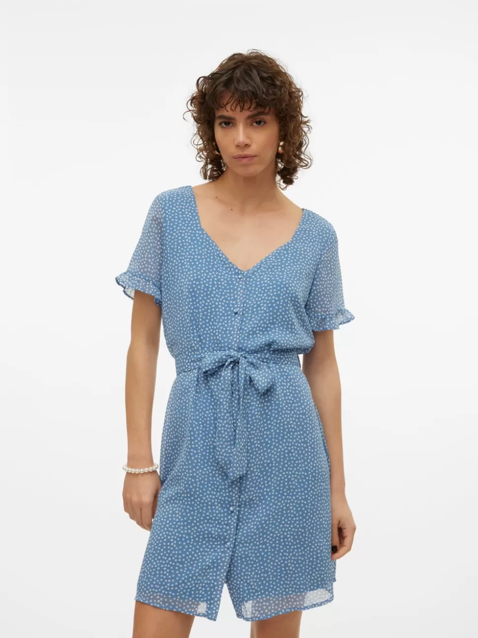 Klänningar | Basics^VERO MODA VMCARO Kort Klänning Coronet Blue