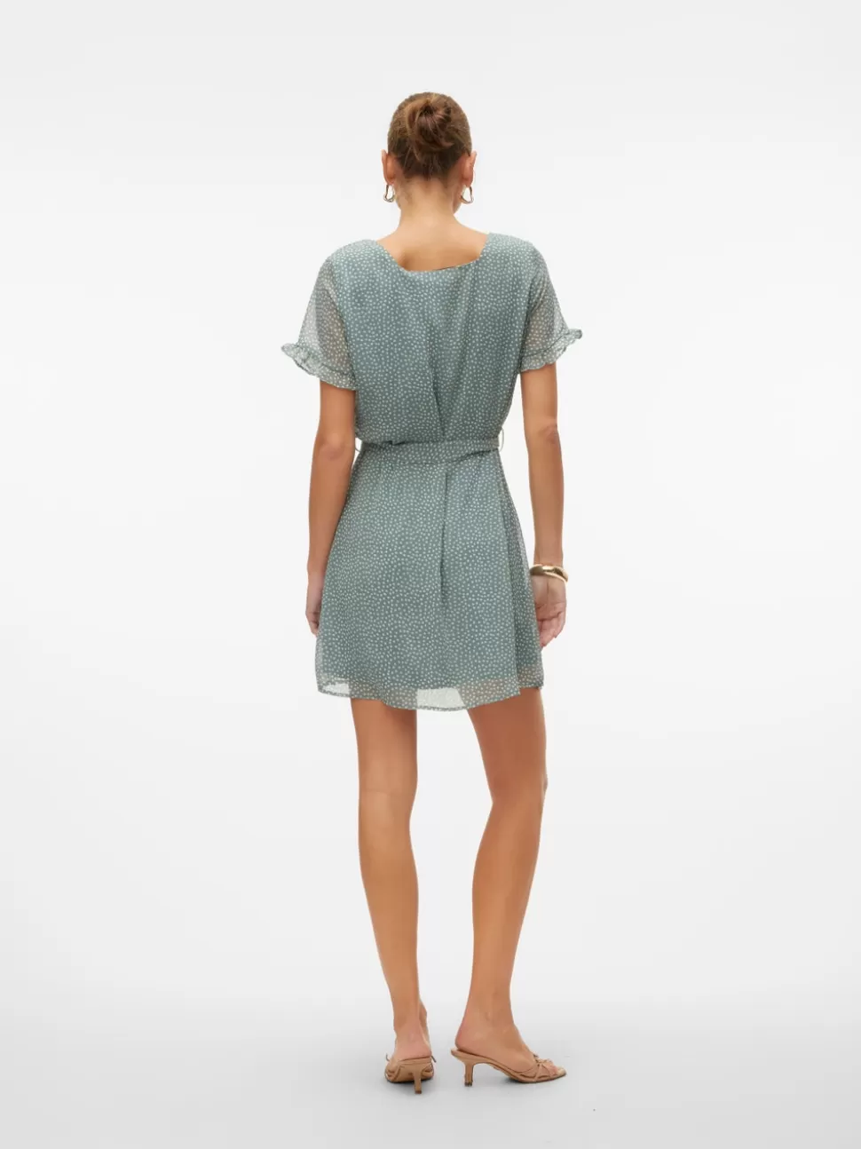 Klänningar | Basics^VERO MODA VMCARO Kort Klänning Chinois Green