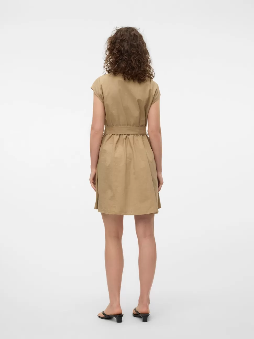 Klänningar^VERO MODA VMCASSIE Kort Klänning Silver Mink