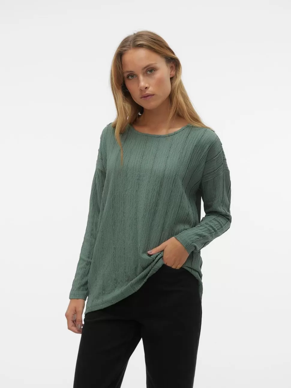 Toppar^VERO MODA VMCATHRINE Topp Dark Forest