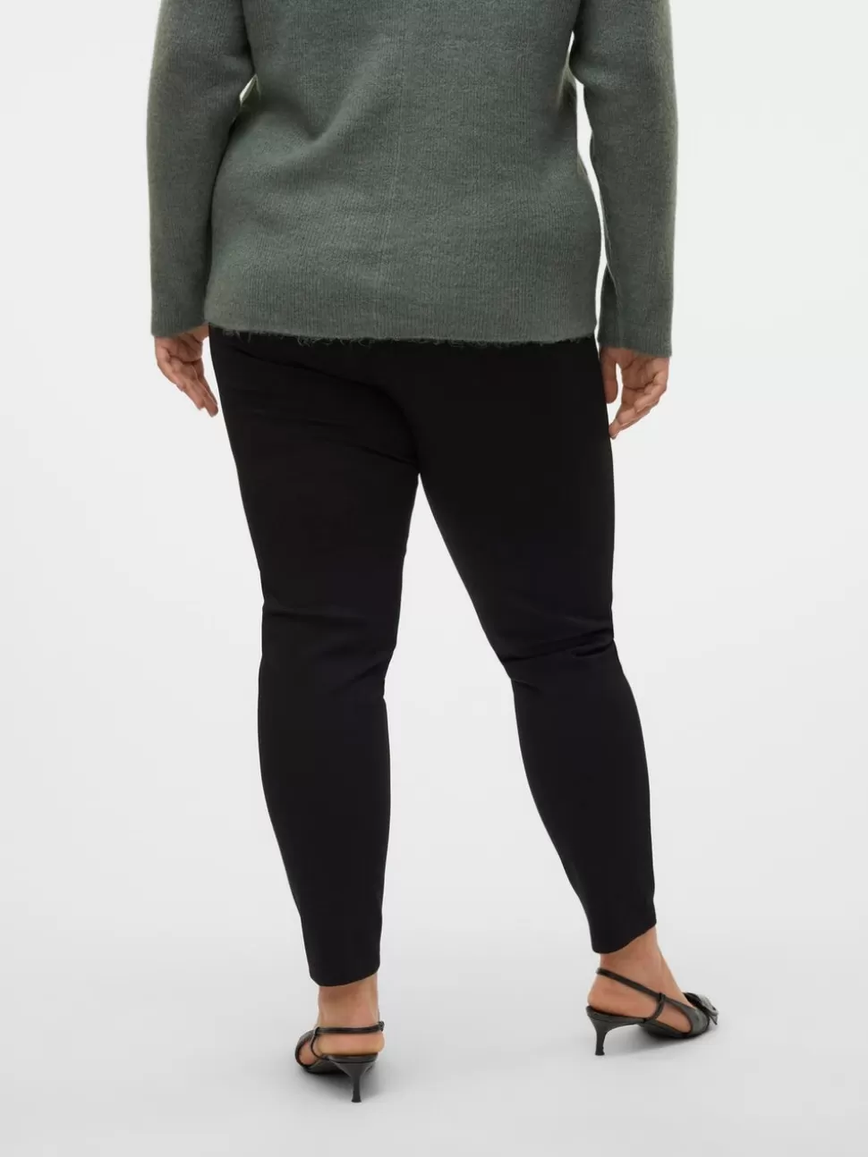 Byxor^VERO MODA VMCAUGUSTA Hög Midja Leggings Black