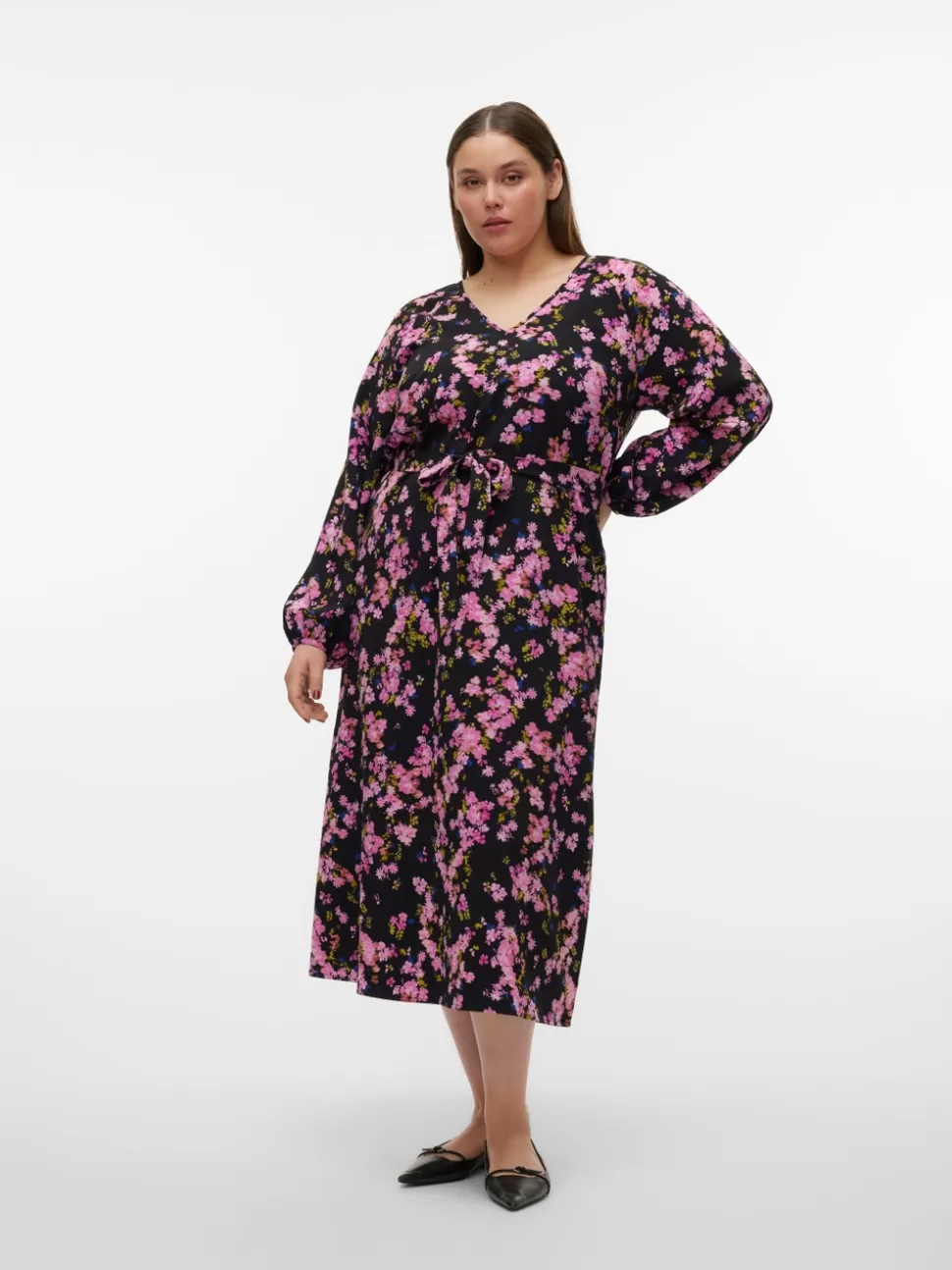 Klänningar^VERO MODA VMCBAI Lång Klänning Black