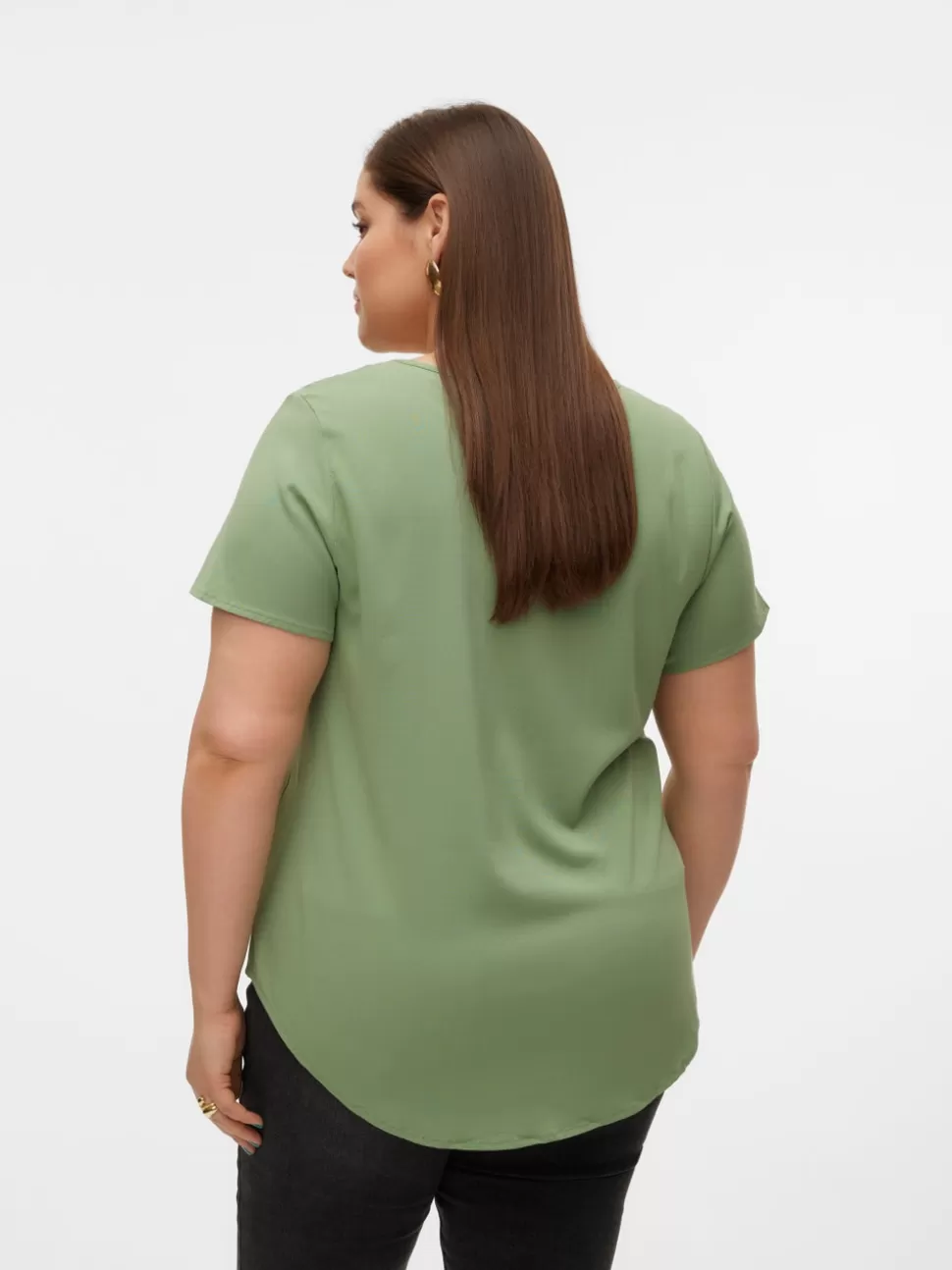 Toppar^VERO MODA VMCBELLA Topp Hedge Green