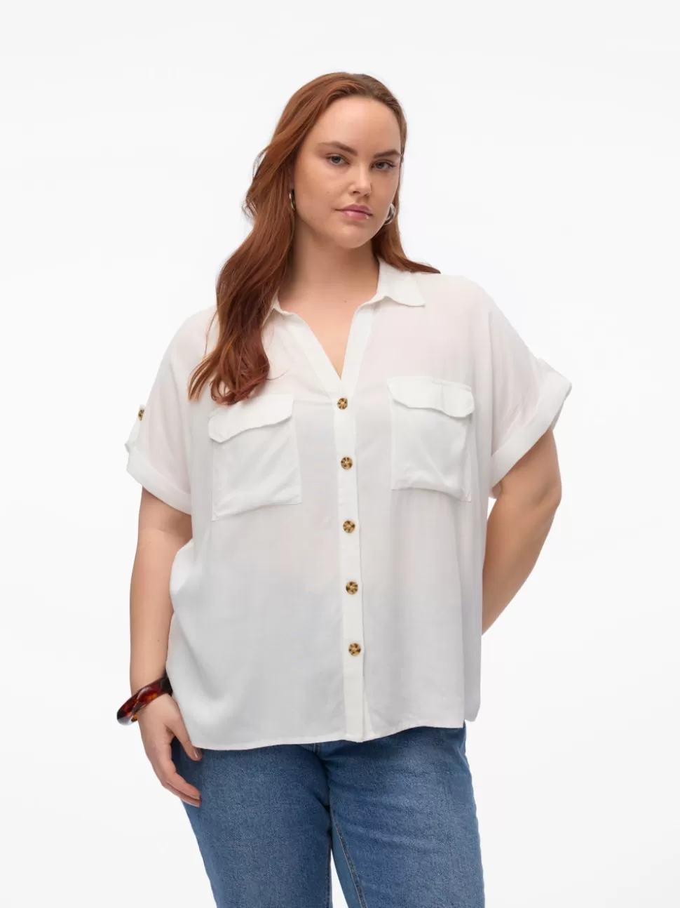 Skjortor | Toppar^VERO MODA VMCBUMPY Skjorta Snow White