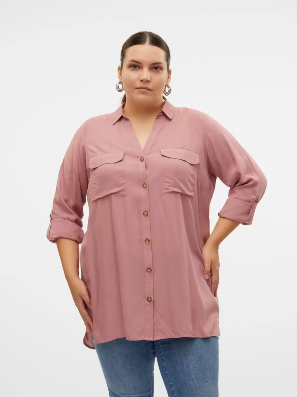 Toppar^VERO MODA VMCBUMPY Topp Nostalgia Rose