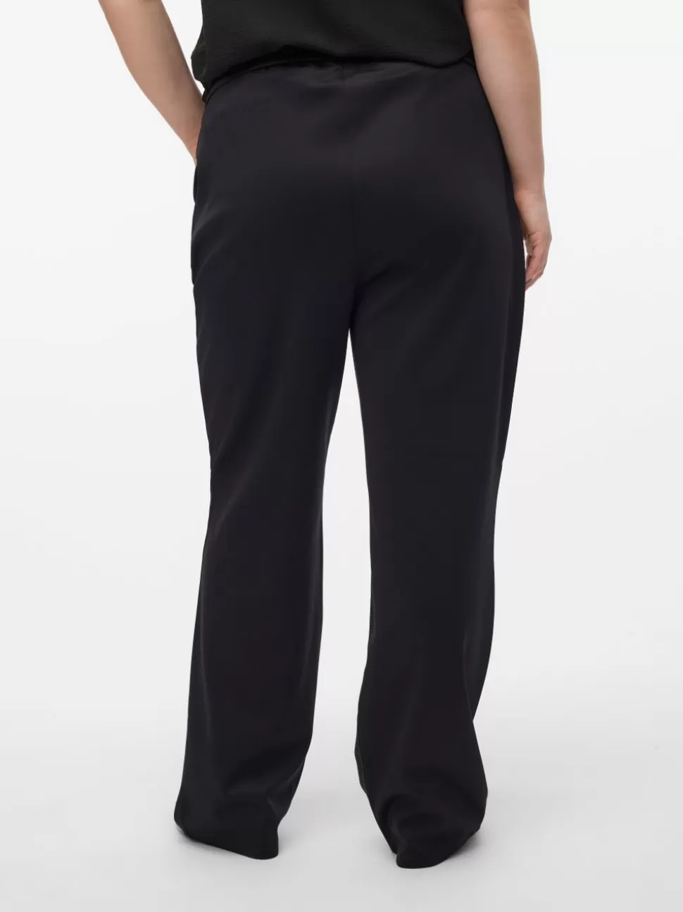Byxor^VERO MODA VMCCADENCE Medelhög Midja Byxor Black