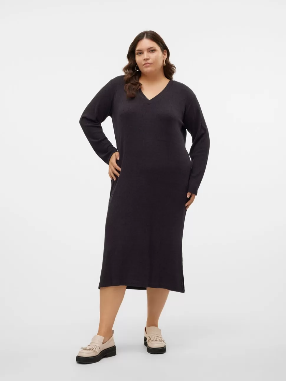 Klänningar^VERO MODA VMCCERI Midiklänning Black