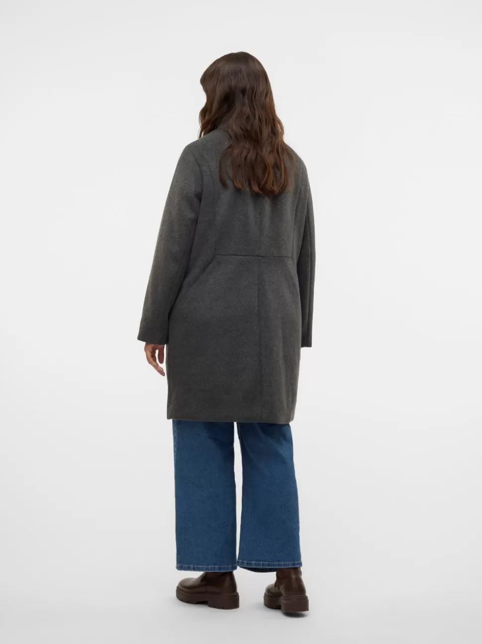 Jackor^VERO MODA VMCCLARASIA Rock Dark Grey Melange