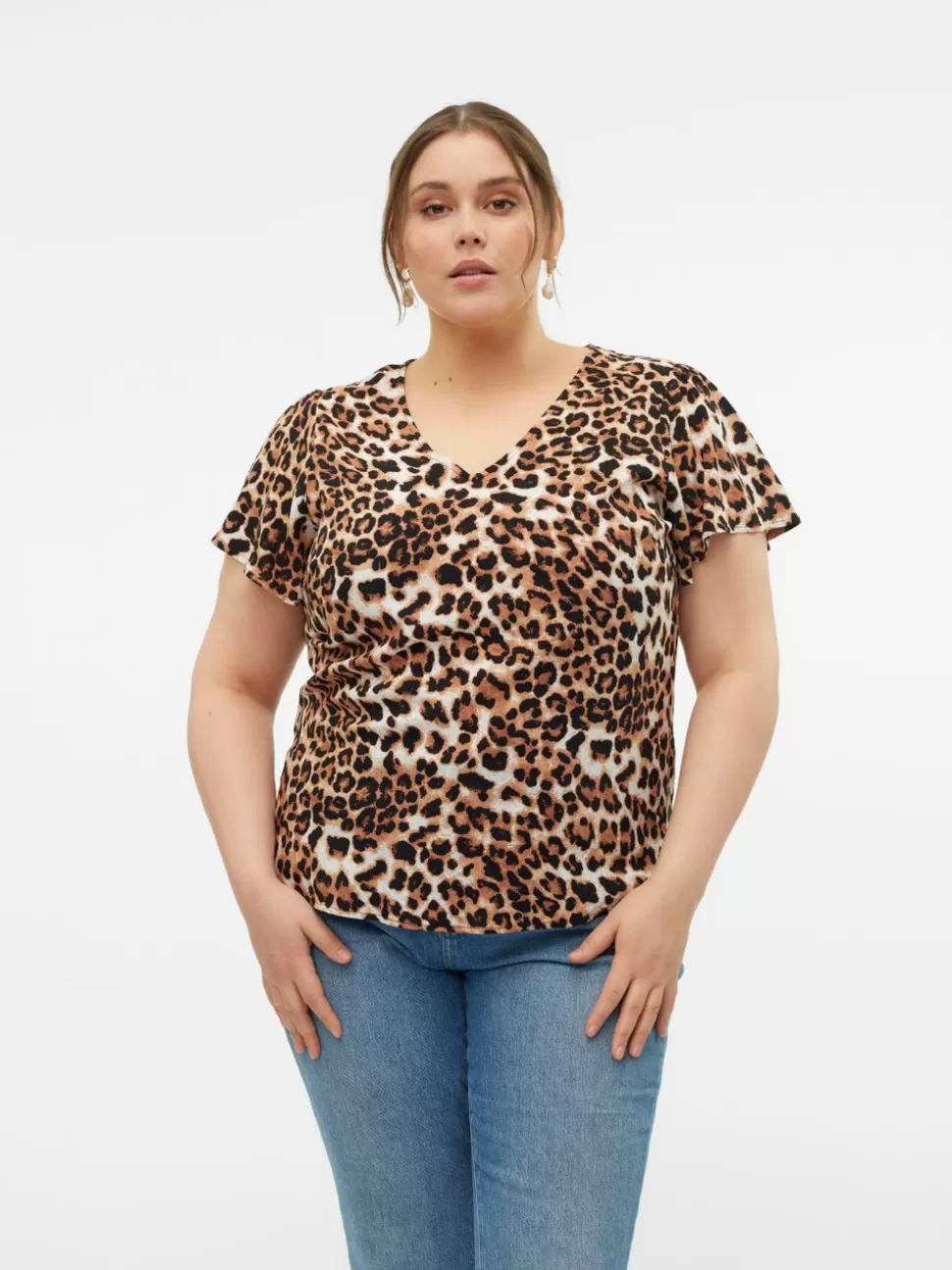 Toppar^VERO MODA VMCEASY T-shirt Tan