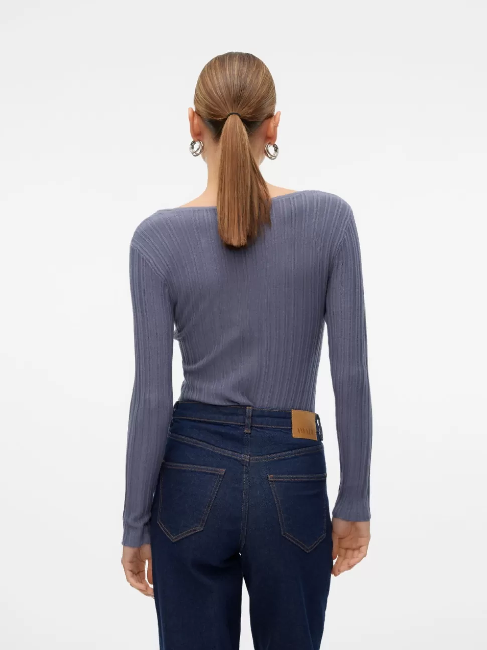 Stickat | Toppar^VERO MODA VMCECILIE Pullover China Blue