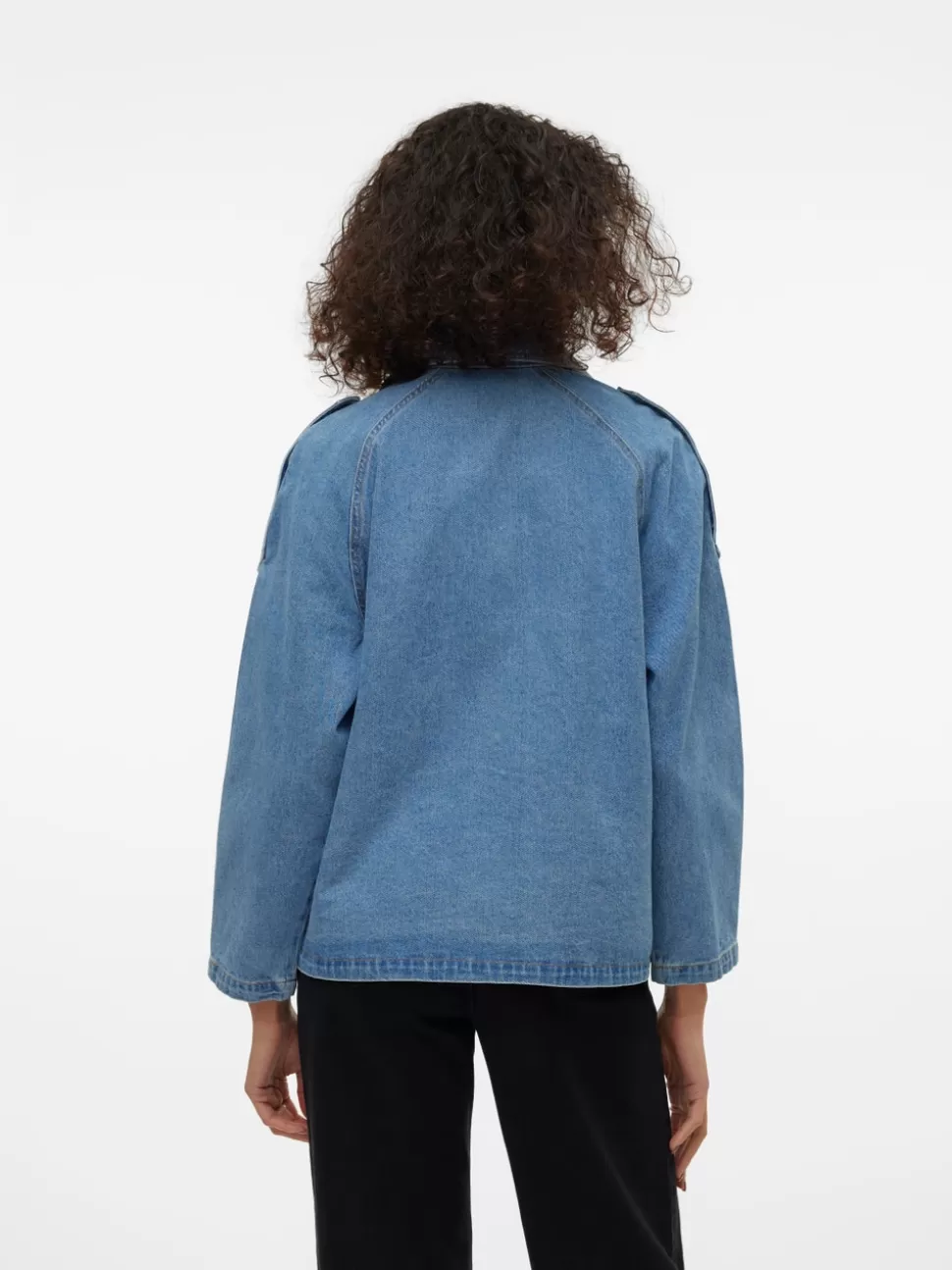 Jackor^VERO MODA VMCELESTA Jeansjacka Medium Blue Denim