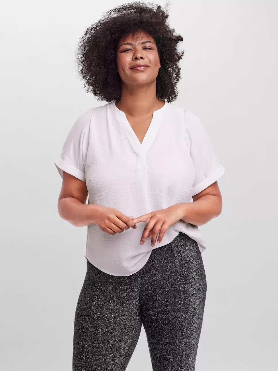 Toppar^VERO MODA VMCELVA Topp Snow White