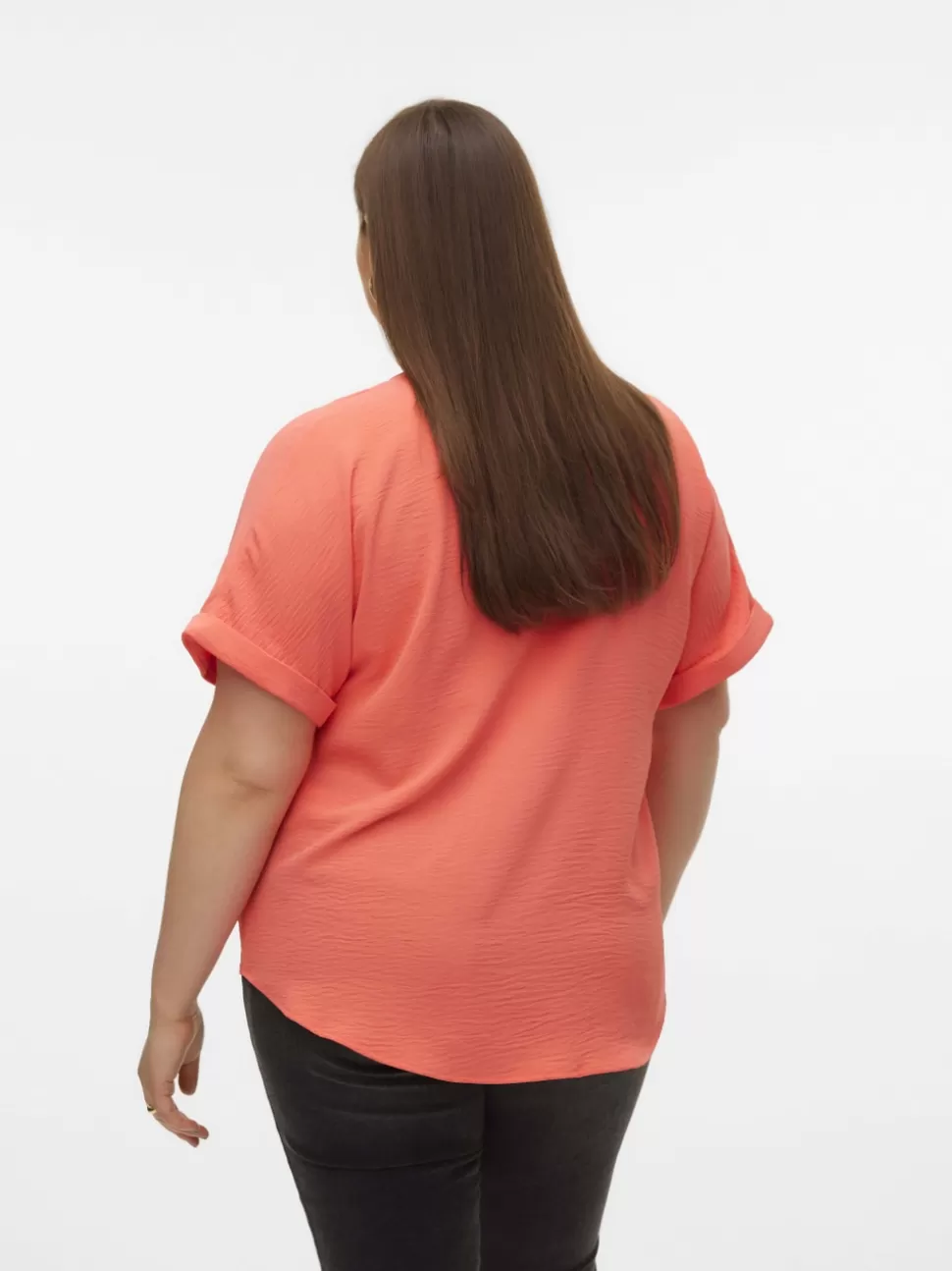 Toppar^VERO MODA VMCELVA Topp Georgia Peach