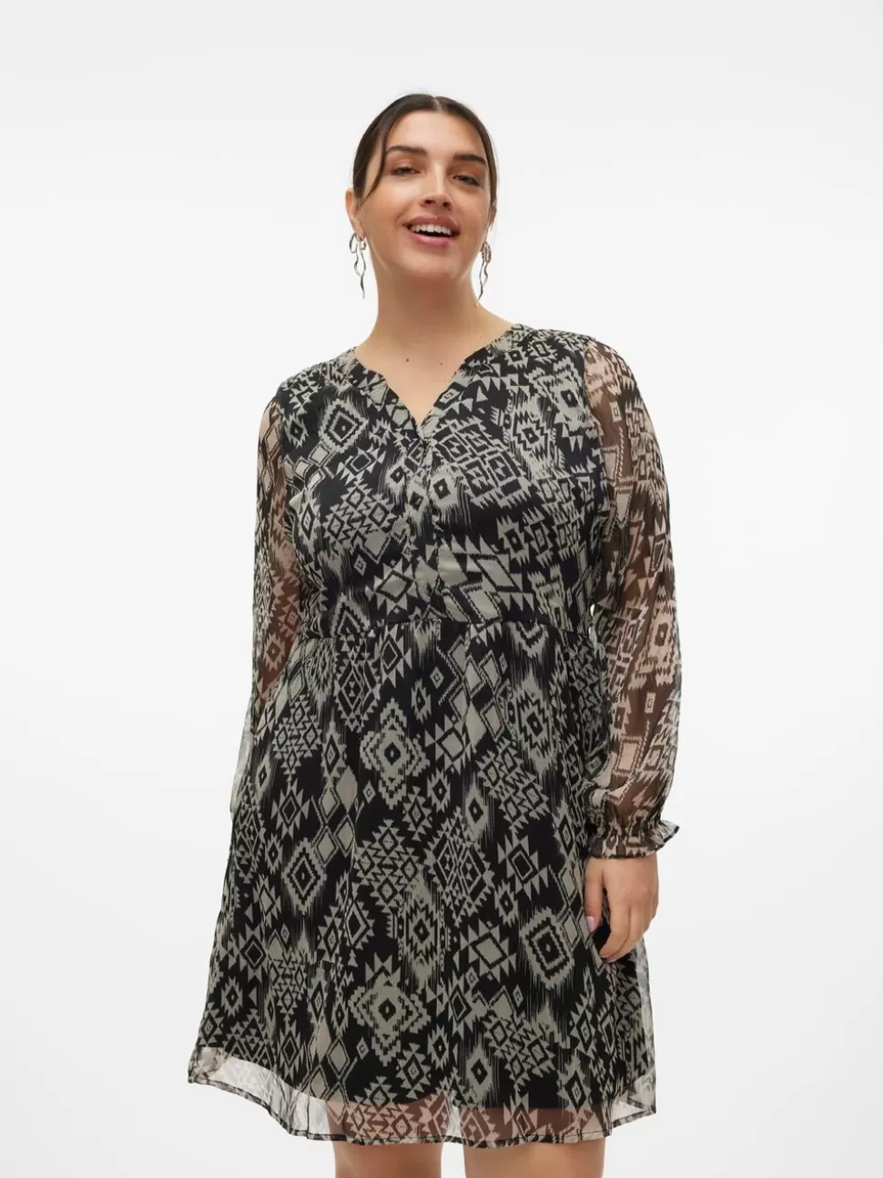 Klänningar^VERO MODA VMCGEMA Midiklänning Black
