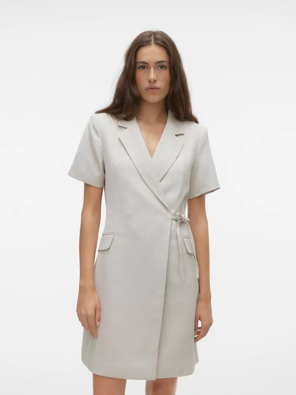 Festkläder | Klänningar^VERO MODA VMCHANDY Kort Klänning Silver Lining