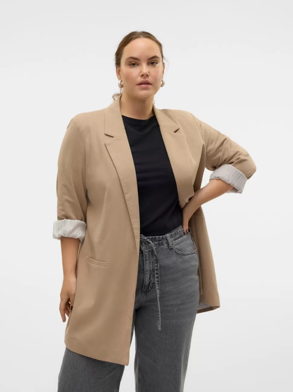 Kavajer^VERO MODA VMCHARUKI Kavaj Silver Mink