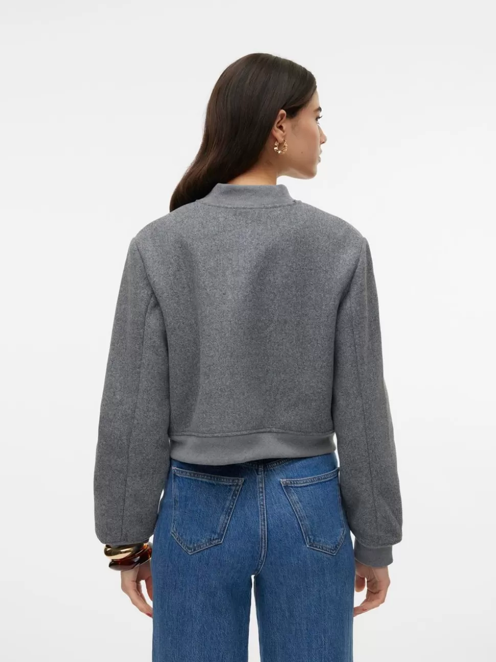 Jackor^VERO MODA VMCHLOE Jacka Medium Grey Melange