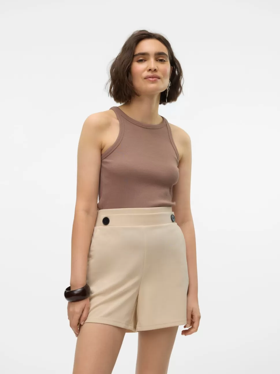 Toppar | Basics^VERO MODA VMCHLOE T-shirt Brown Lentil