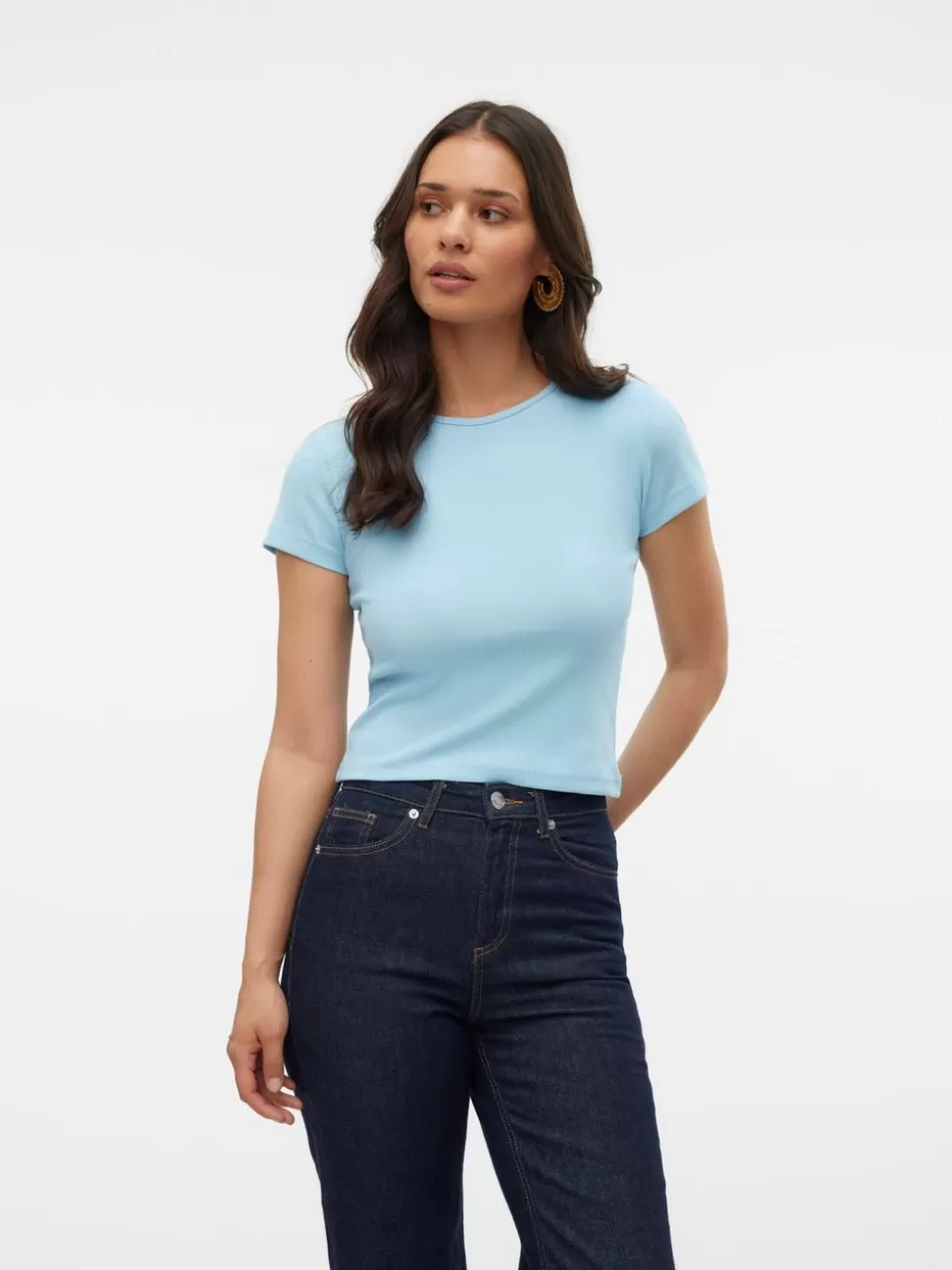 Basics | Toppar^VERO MODA VMCHLOE T-shirt Cool Blue