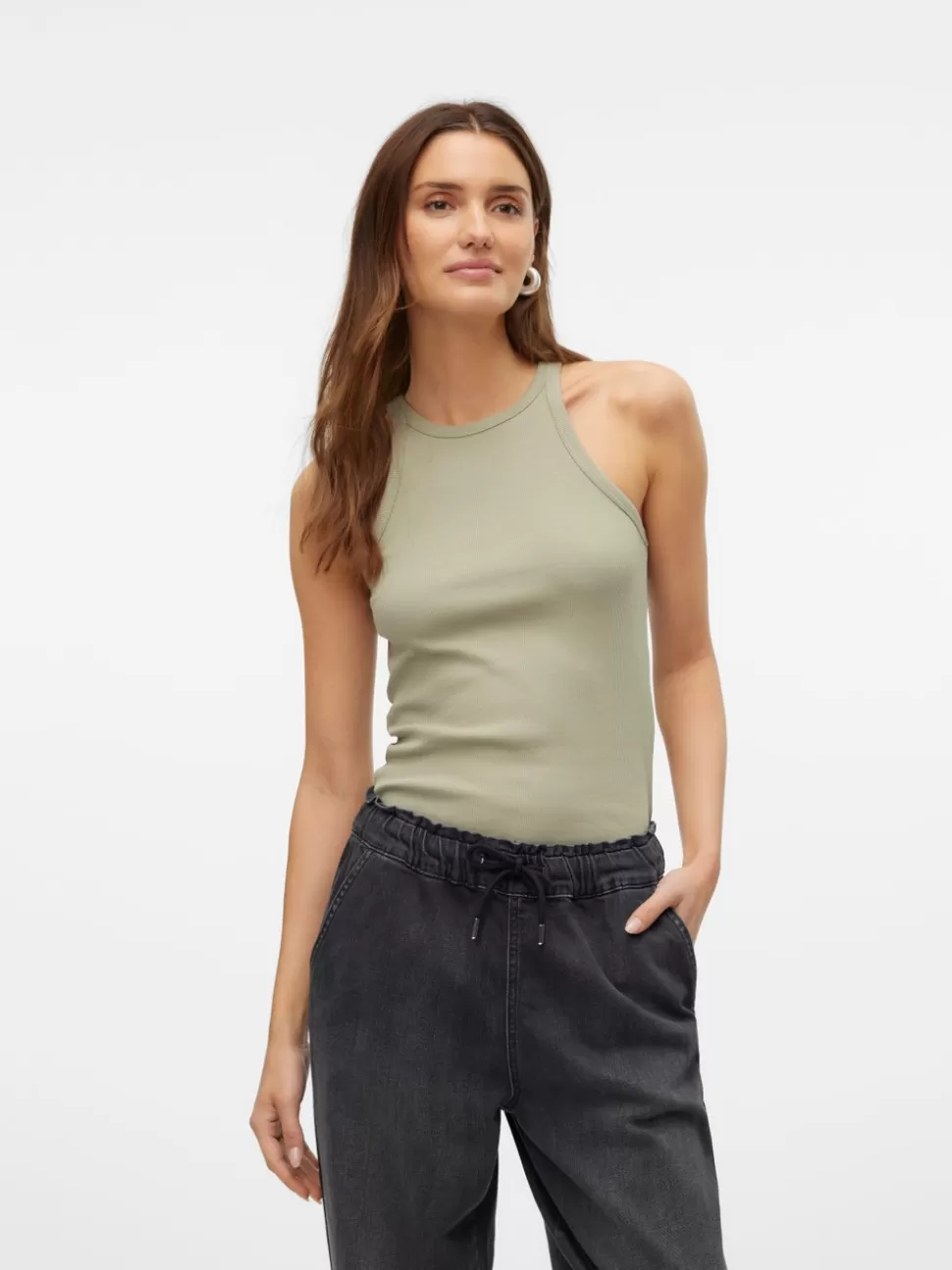 Basics^VERO MODA VMCHLOE T-shirt Seagrass