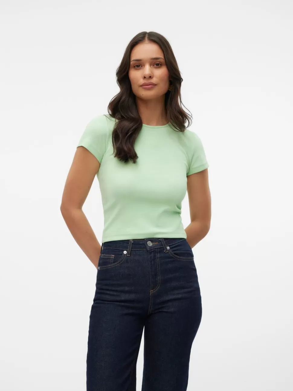 Toppar | Basics^VERO MODA VMCHLOE T-shirt Pastel Green