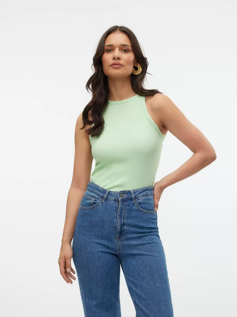 Toppar | Basics^VERO MODA VMCHLOE T-shirt Pastel Green