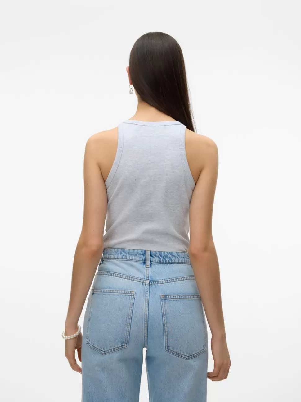 Basics | Toppar^VERO MODA VMCHLOE T-shirt Light Grey Melange