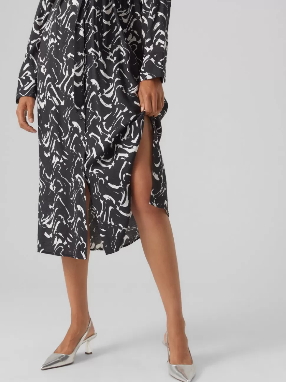 Klänningar^VERO MODA VMCIA Lång Klänning Black