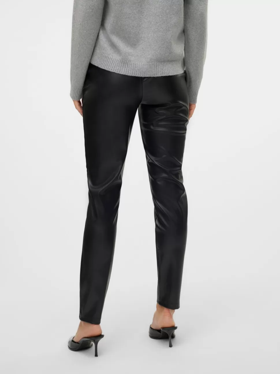 Byxor^VERO MODA VMCIFF Hög Midja Leggings Black