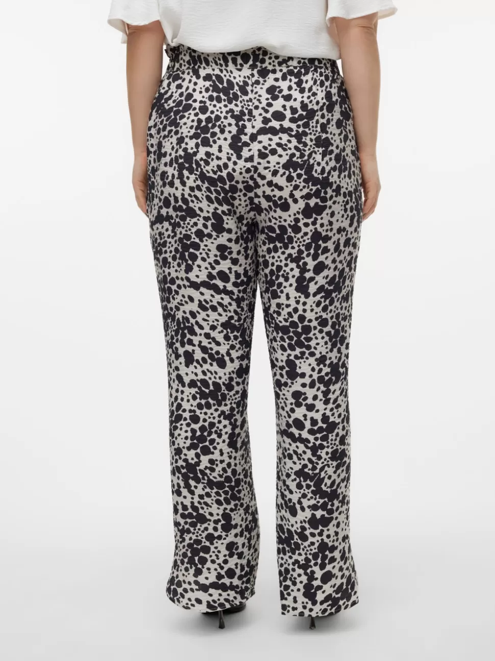 Byxor^VERO MODA VMCJOSIE Hög Midja Byxor Pumice Stone