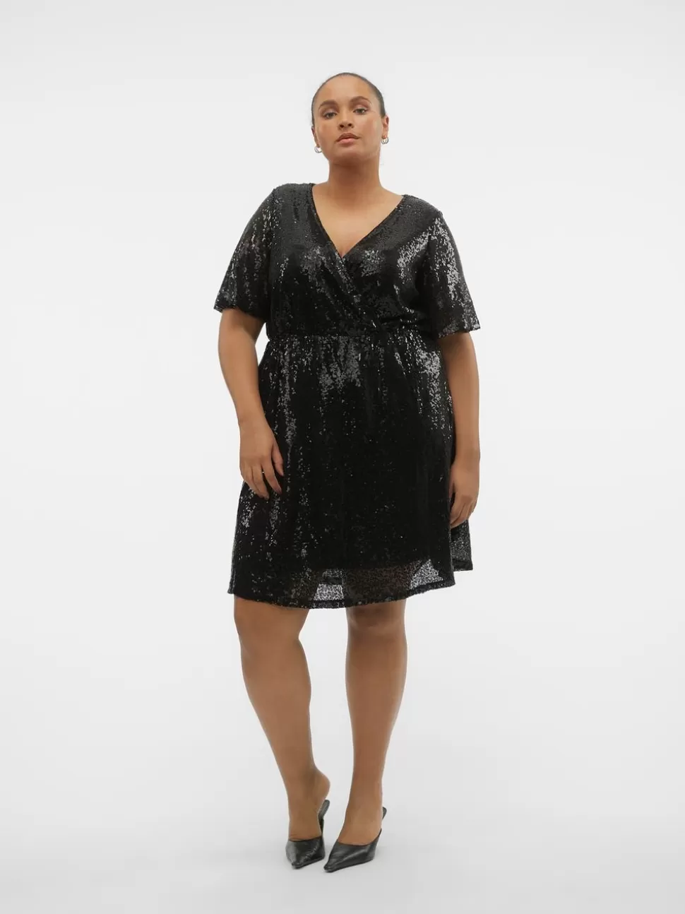 Klänningar^VERO MODA VMCKAJE Kort Klänning Black