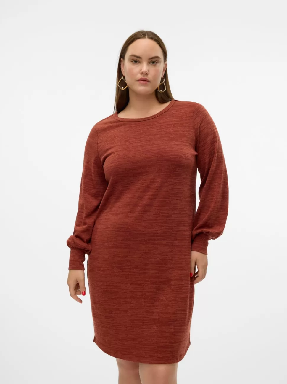 Klänningar^VERO MODA VMCKATIE Kort Klänning Fired Brick