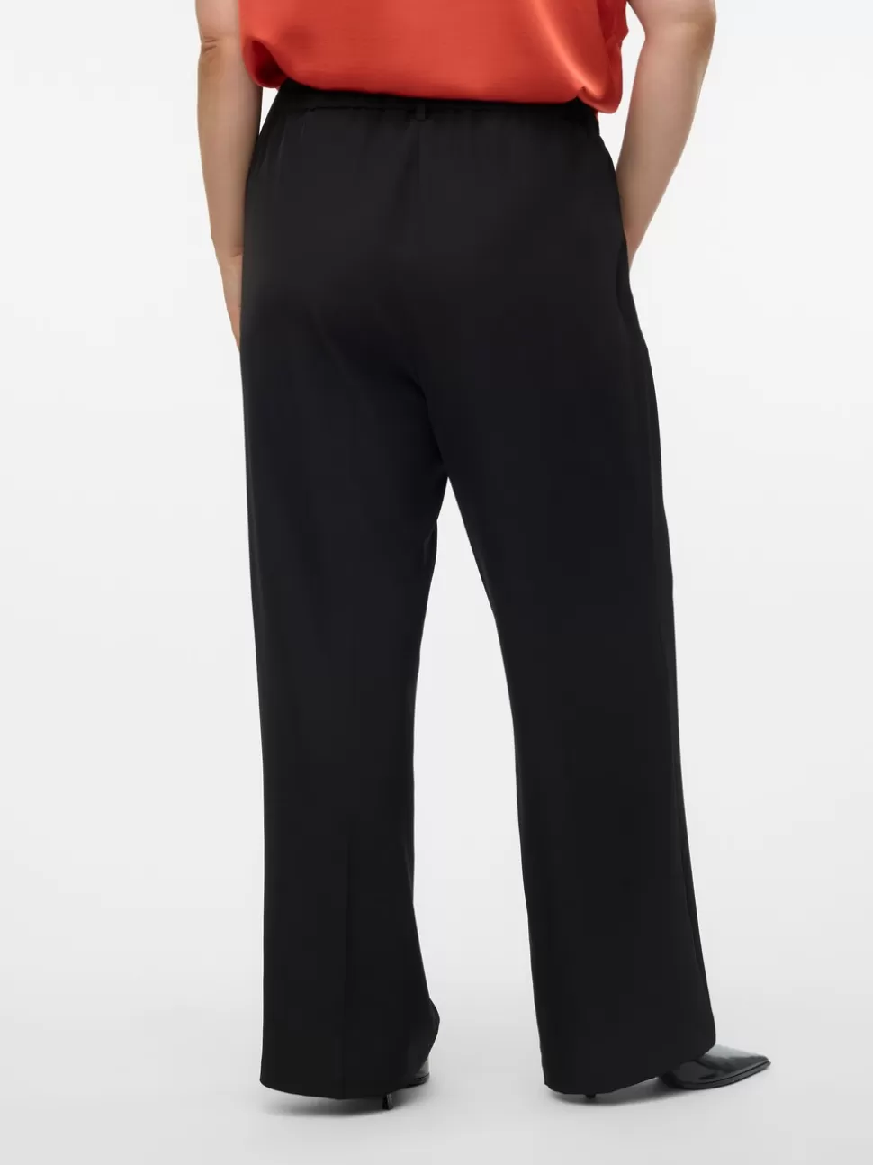 Byxor^VERO MODA VMCKRISTEL Hög Midja Byxor Black