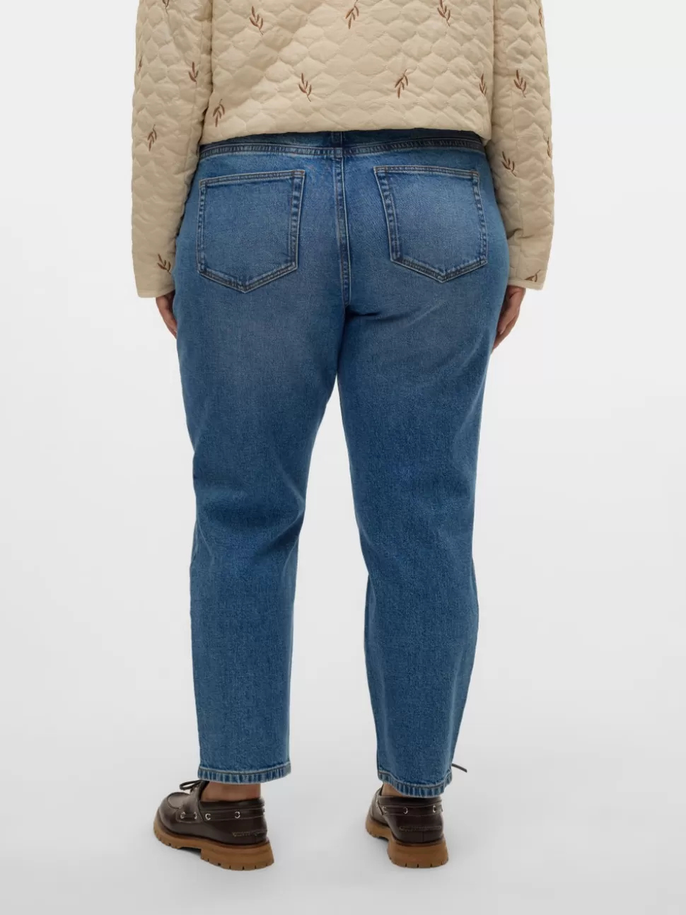 Jeans^VERO MODA VMCKYLA Medelhög Midja Rak Passform Jeans Medium Blue Denim