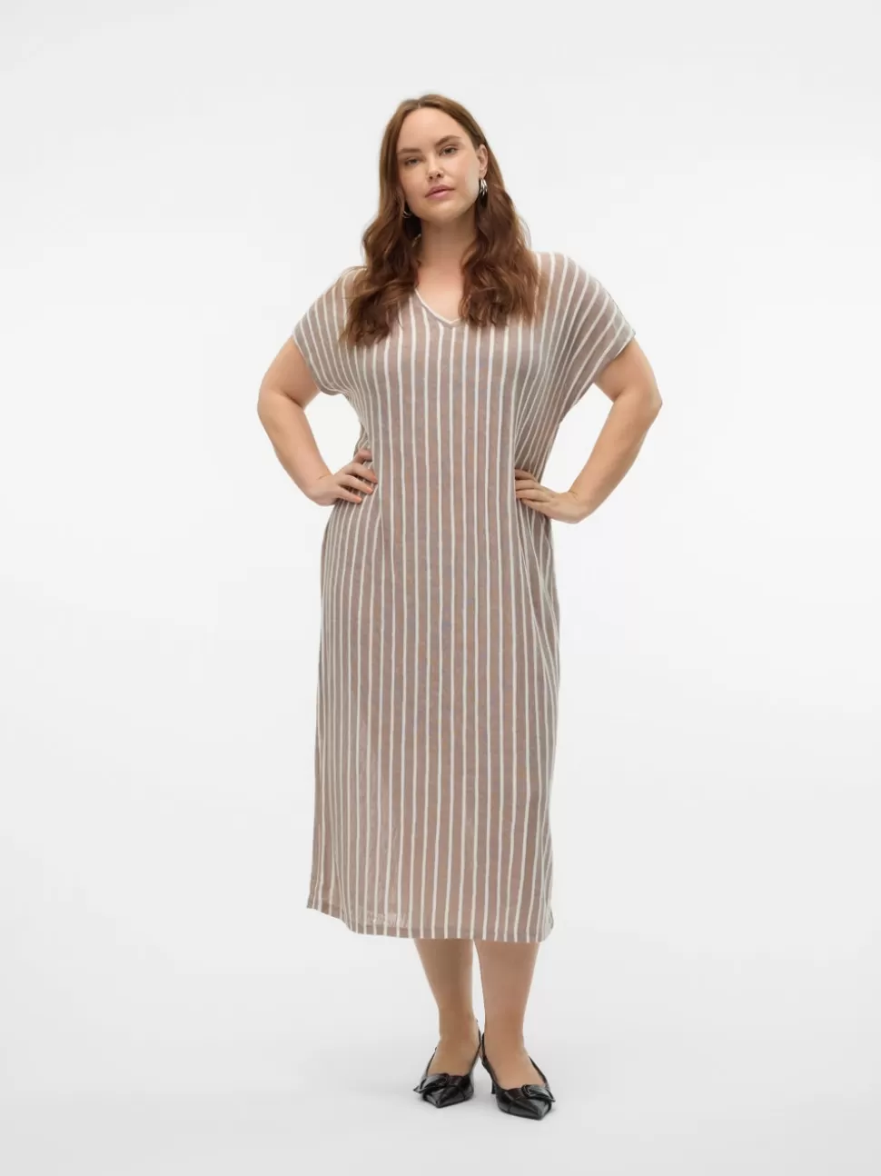 Klänningar^VERO MODA VMCLANA Lång Klänning Moon Rock