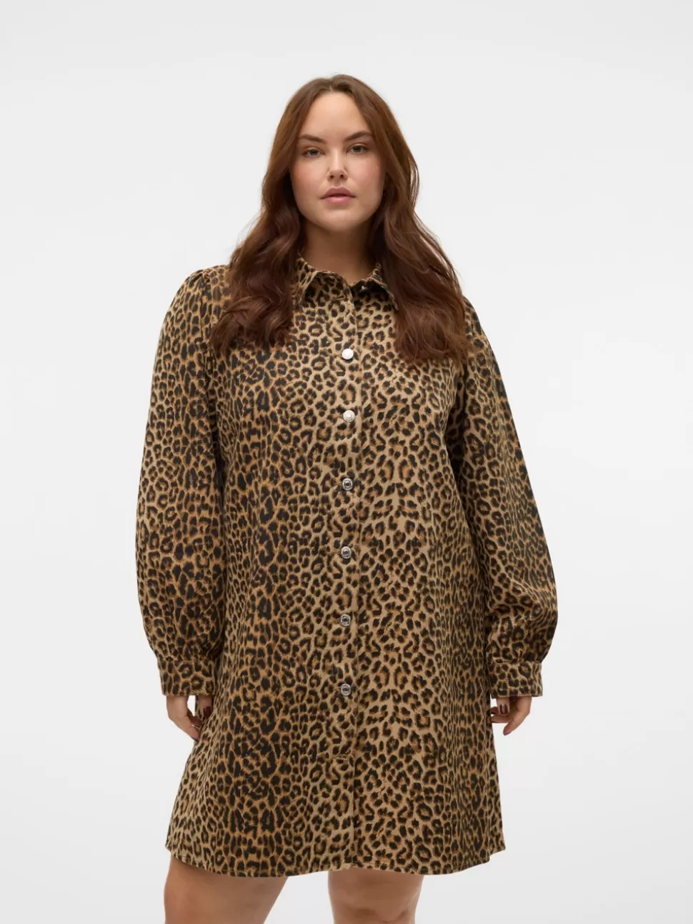 Klänningar^VERO MODA VMCLUCIE Kort Klänning Silver Mink