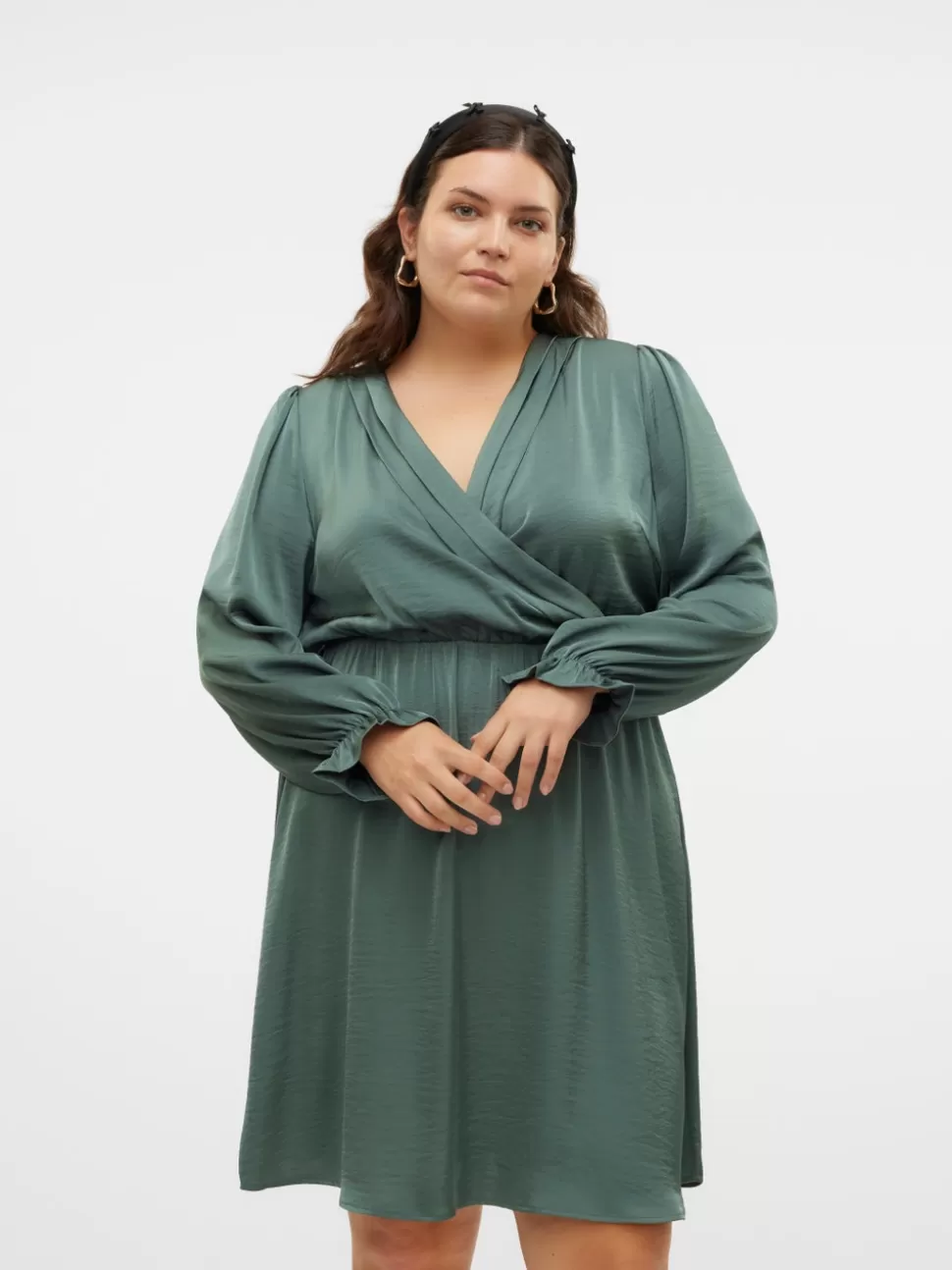 Klänningar^VERO MODA VMCMARY Kort Klänning Dark Forest