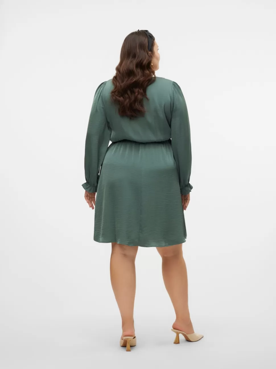 Klänningar^VERO MODA VMCMARY Kort Klänning Dark Forest
