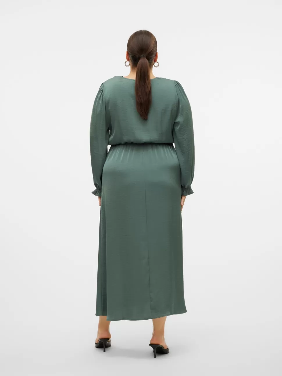 Klänningar^VERO MODA VMCMARY Lång Klänning Dark Forest