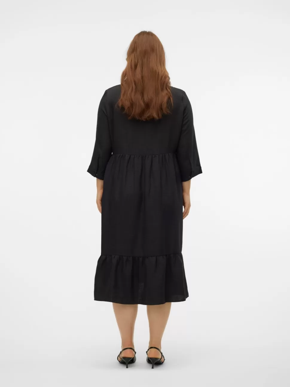 Klänningar^VERO MODA VMCMELONEY Midiklänning Black