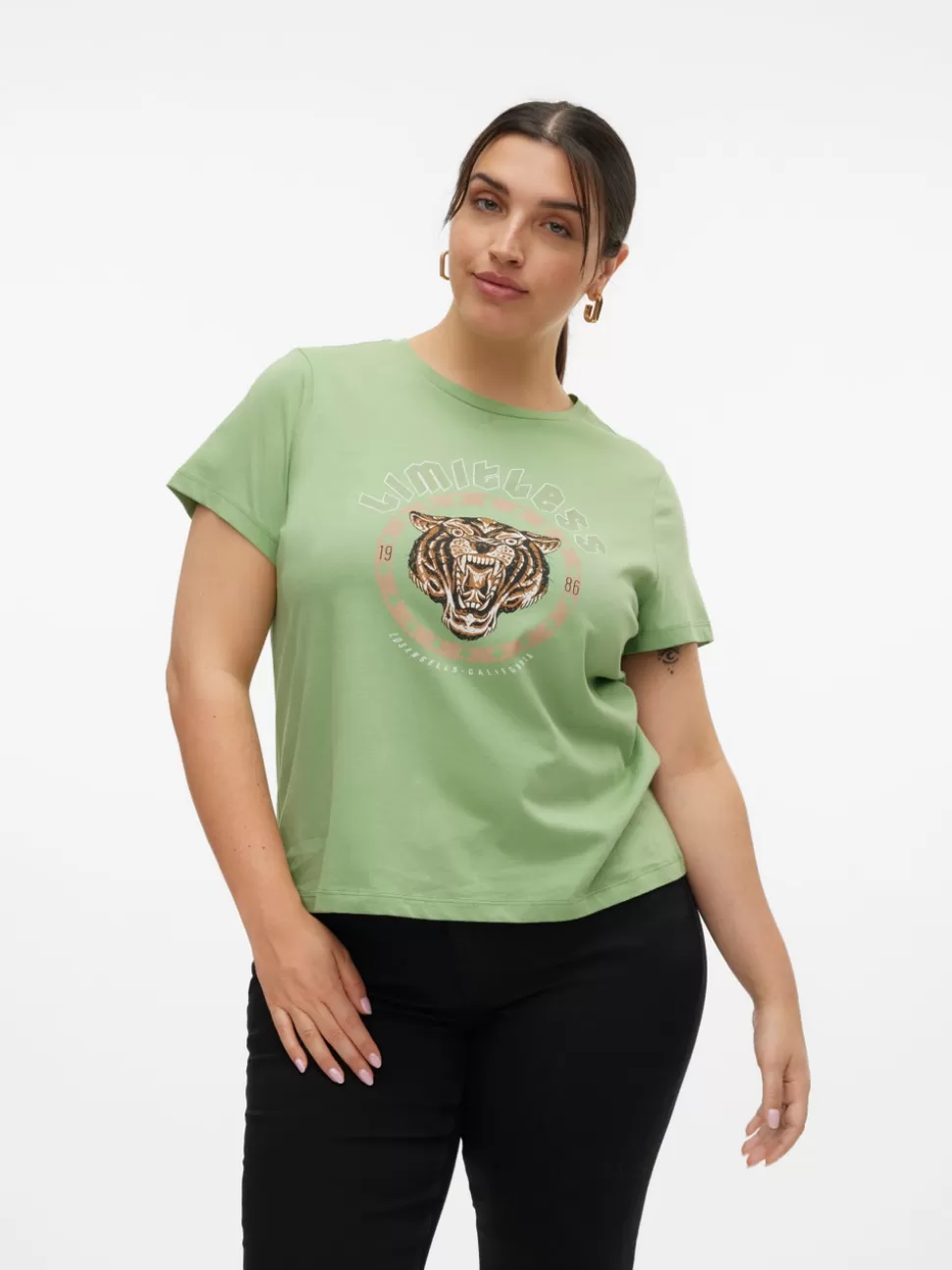 Toppar^VERO MODA VMCMILLA T-shirt Forest Shade