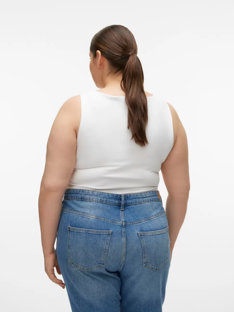 Toppar^VERO MODA VMCMILLION Topp Bright White
