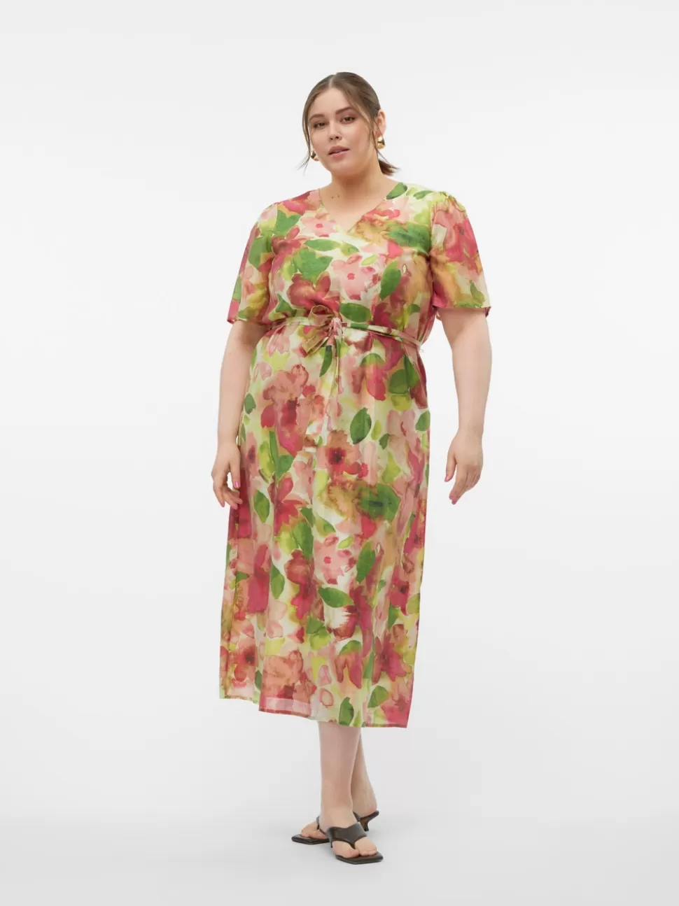 Klänningar^VERO MODA VMCMIRA Lång Klänning Birch