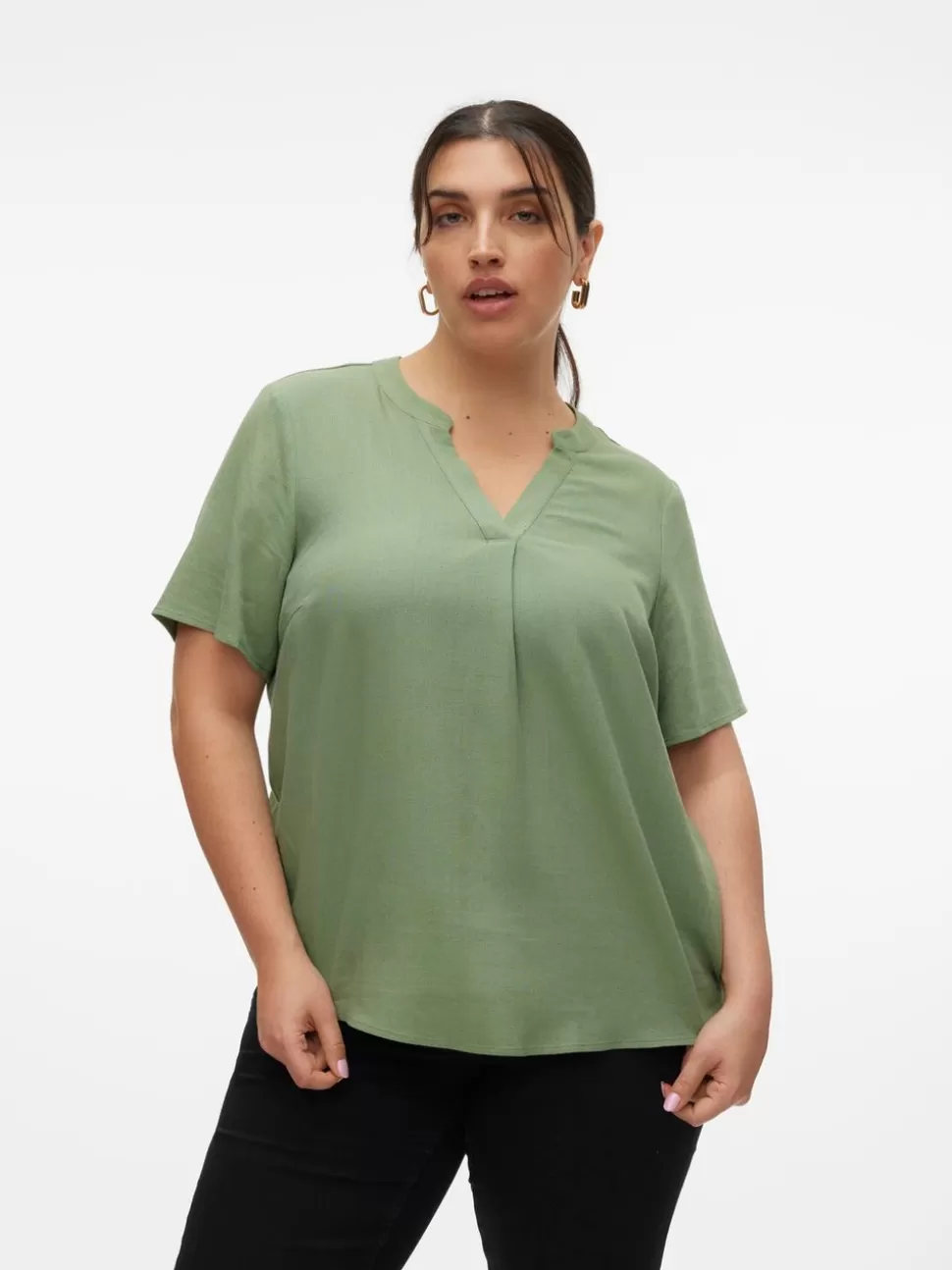 Toppar^VERO MODA VMCMYMILO Topp Hedge Green