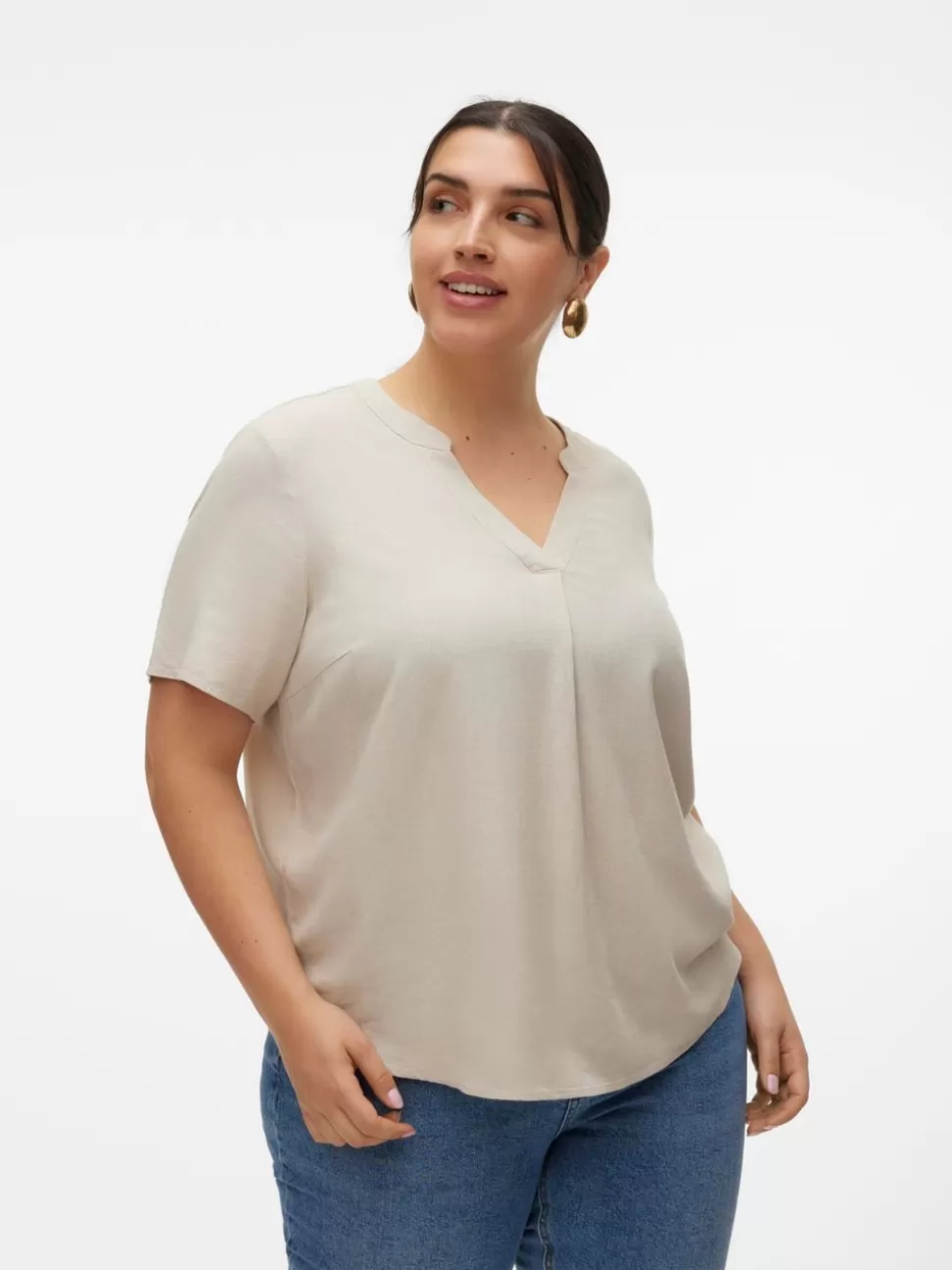 Toppar^VERO MODA VMCMYMILO Topp Silver Lining
