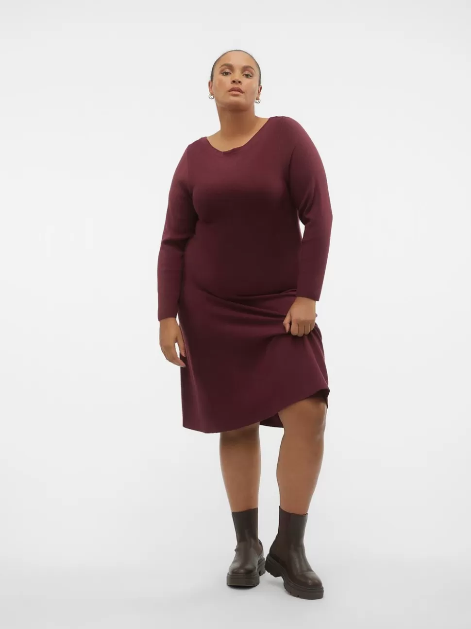 Klänningar^VERO MODA VMCNANCY Kort Klänning Port Royale