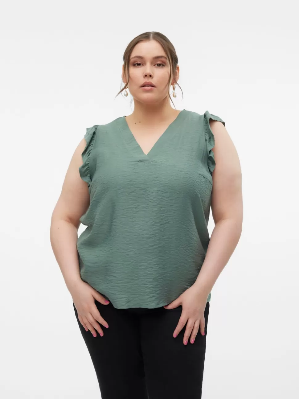 Toppar^VERO MODA VMCNATJA Topp Laurel Wreath